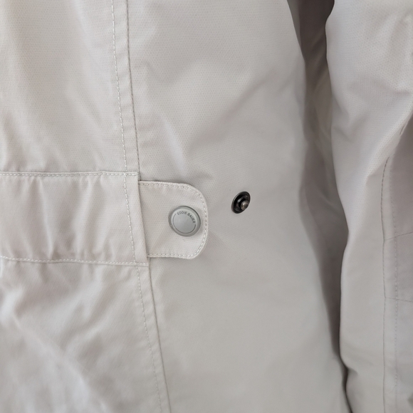 Eddie Bauer Women's Off-White Hooded Weatherproof Trench XS - Picture 6 of 16